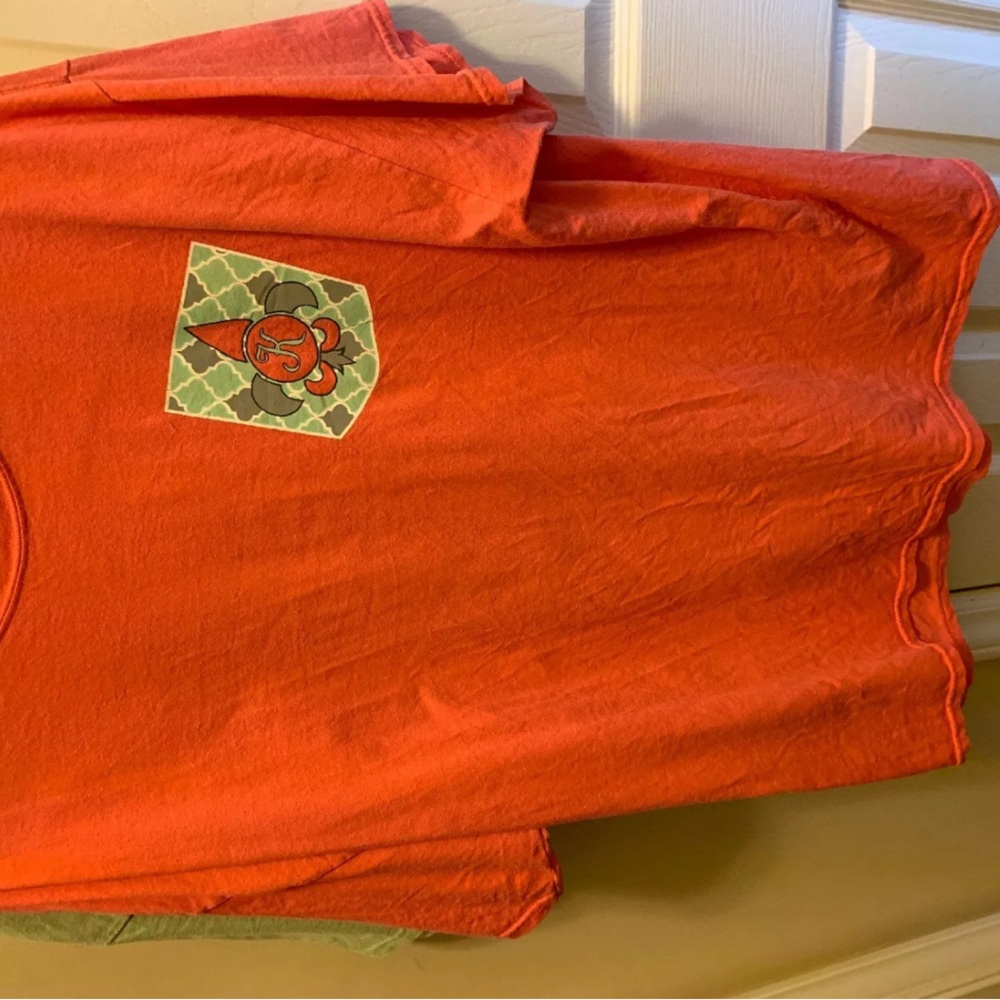 Woman T-shirt Inital “K” Short Sleeve, Corral , Cotton, XL